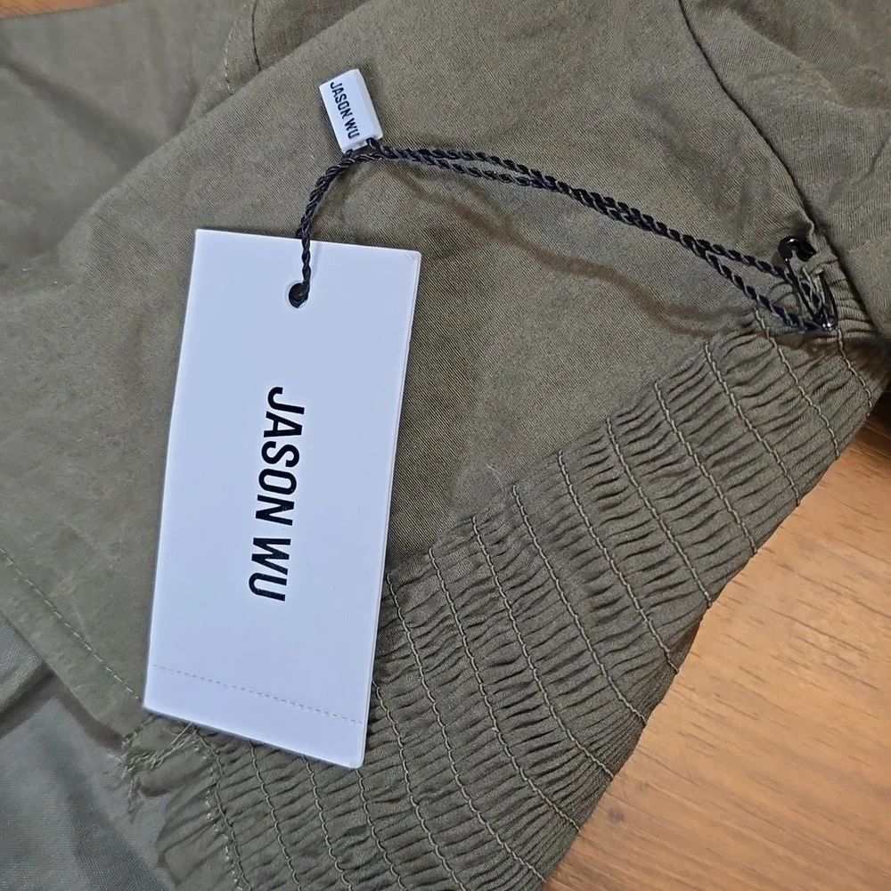Jason Wu cropped puff sleeve top - Picture 8 of 11